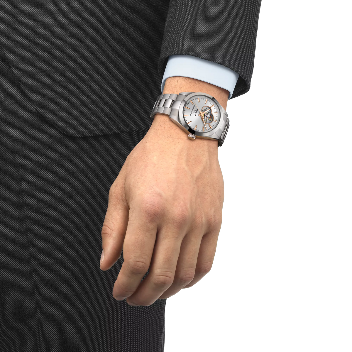 Tissot Gentleman Open Heart 40mm 6