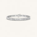 15CT Emerald And Round Cut Lab Grown Diamond Bracelet