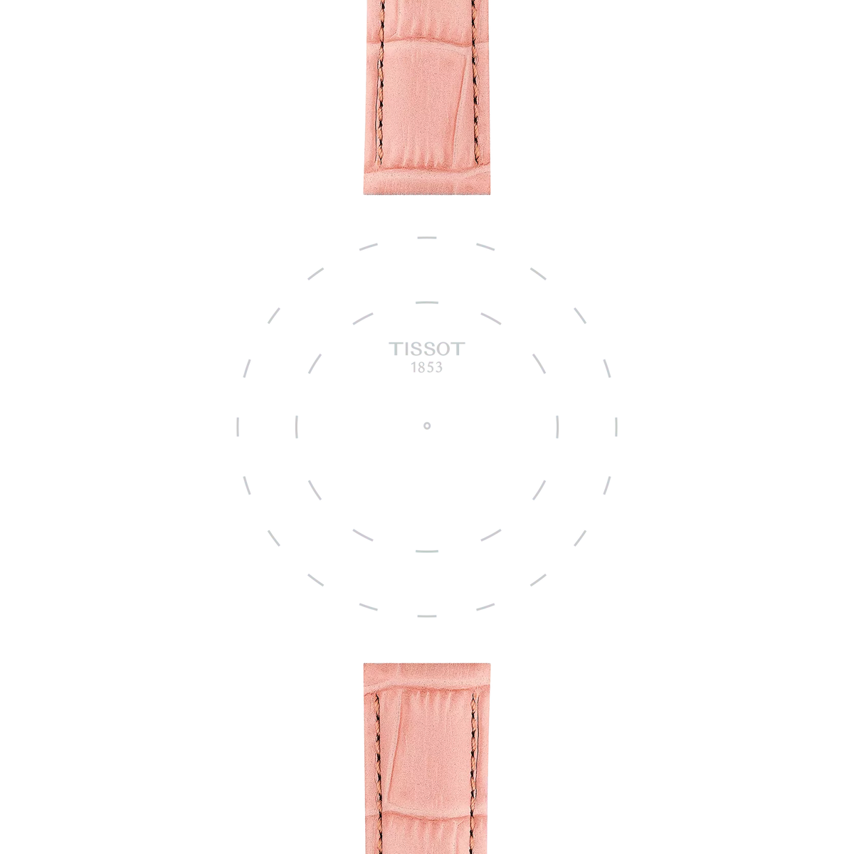 Tissot Official Pink Leather Strap Lugs 16 mm 3