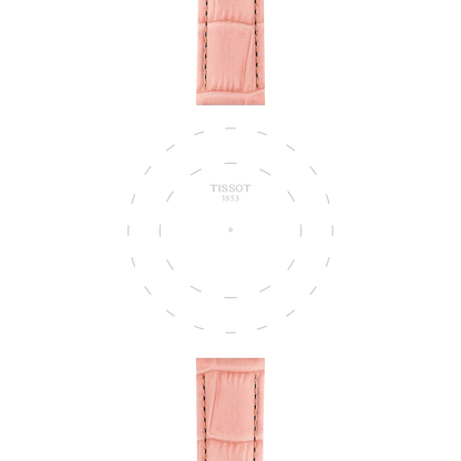 Tissot Official Pink Leather Strap Lugs 16 mm 3