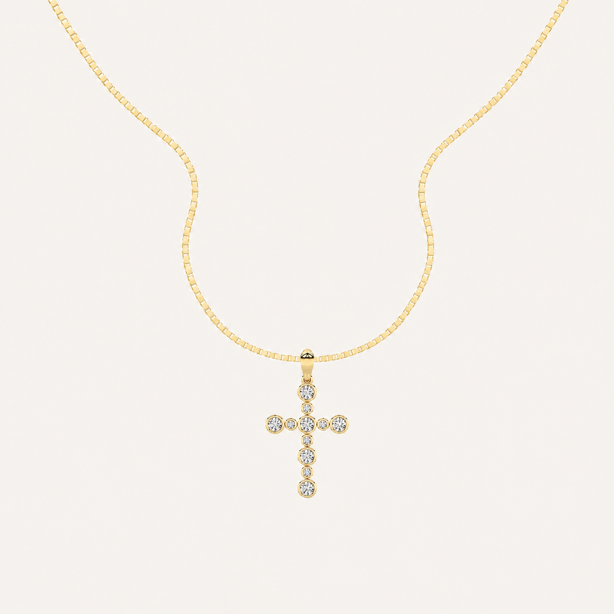 1CT Round Lab Grown Dimaond Pendant Necklace