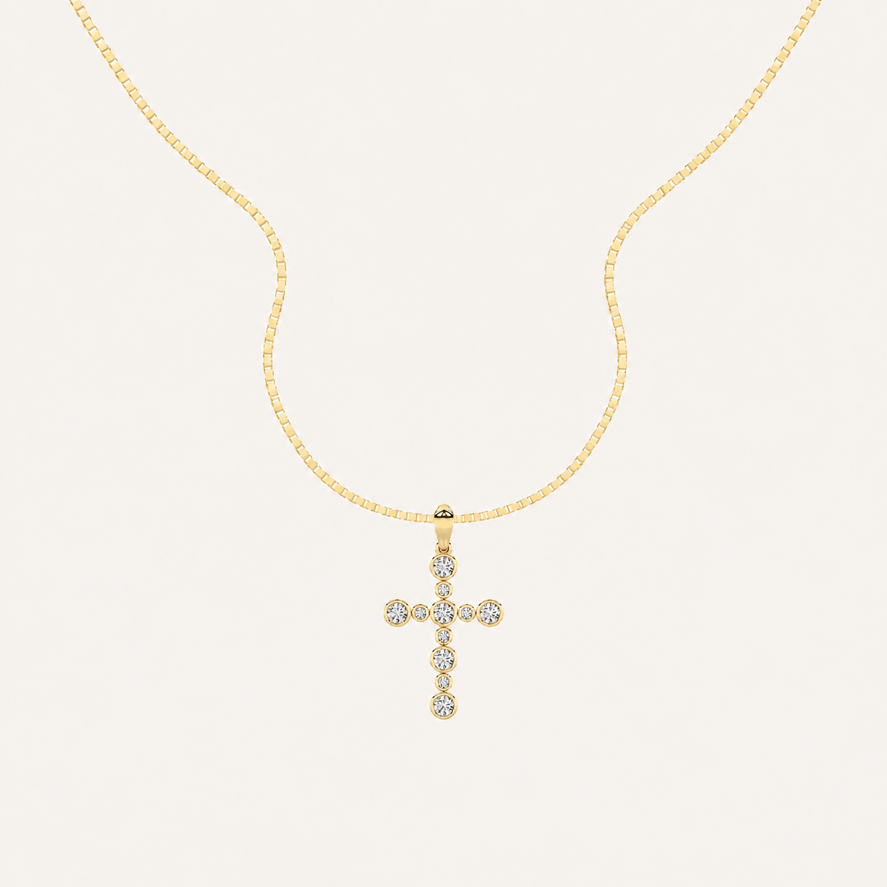 1CT Round Lab Grown Dimaond Pendant Necklace