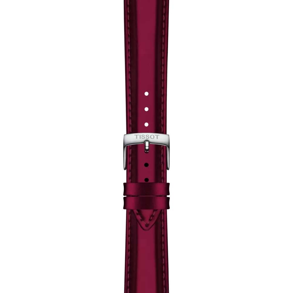 Tissot Official Red Synthetic Strap Lugs 18 mm 2