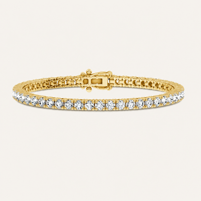7.00CT Round Cut Lab Grown Diamond Bracelet