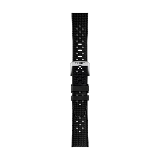 Tissot Official Black Rubber Strap Lugs 20mm 1