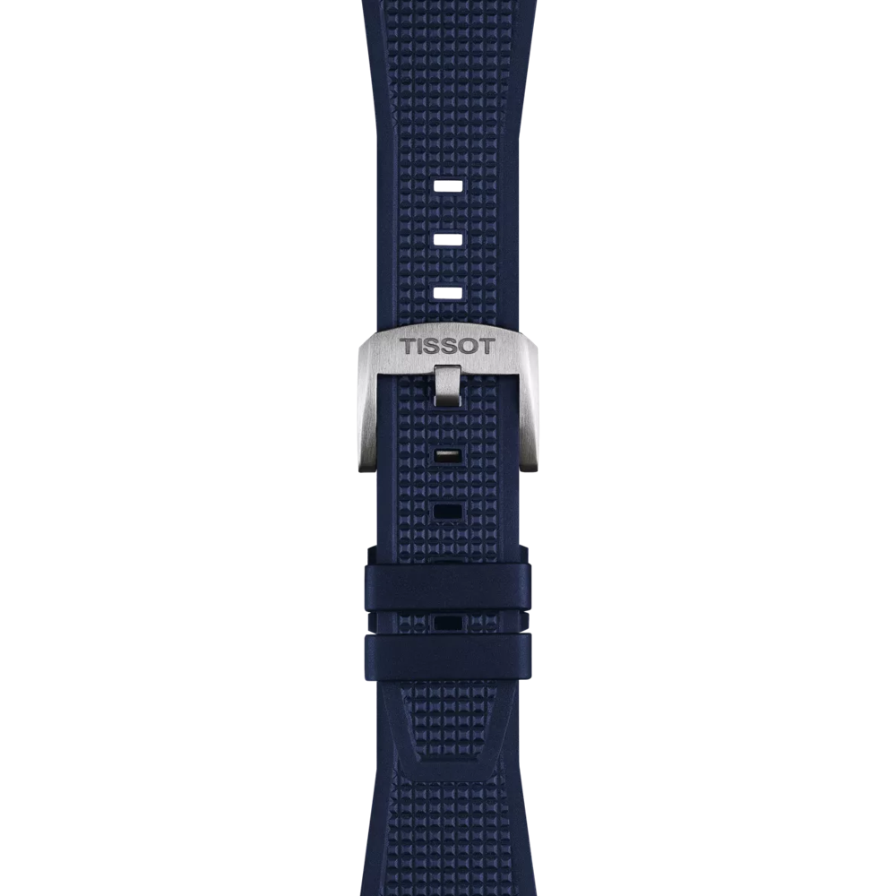 Tissot Official Blue PRX 40mm Rubber Strap 2