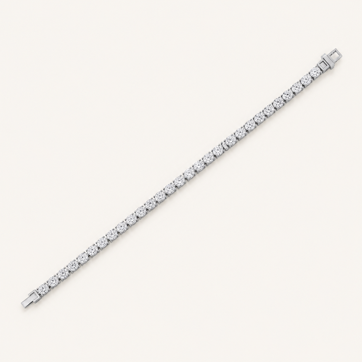 9.5CT Oval Cut Lab Grown Diamond East & West Tennis Bracelet