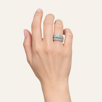 1.75CT Round Cut Lab Grown Diamond Bridal set