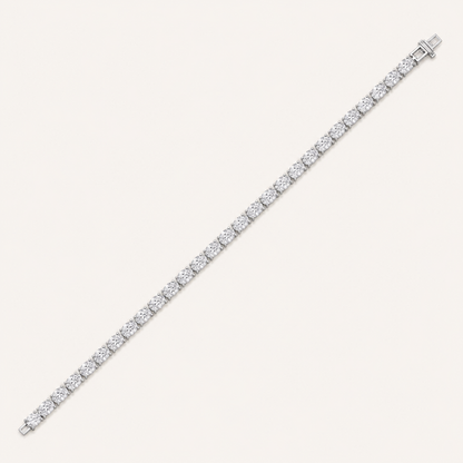 4.5CT Oval Cut Lab Grown Diamond East & West Tennis Bracelet