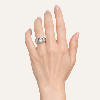 0.50CT Round Cut Lab Grown Diamond Solitaire Ring