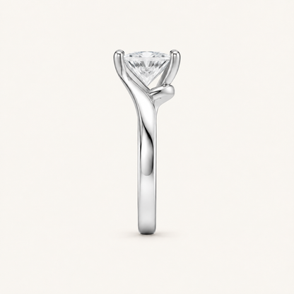 1.00CT Princess Cut Diamond solitaire Ring