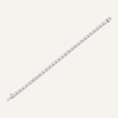 6CT Oval Cut Lab Grown Diamond East & West Tennis Bracelet