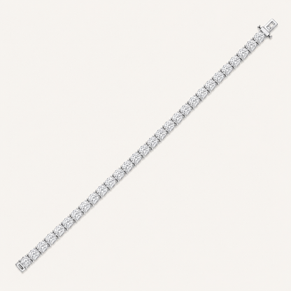 15Cttw Oval Cut Lab Grown Diamond Tennis Bracelet