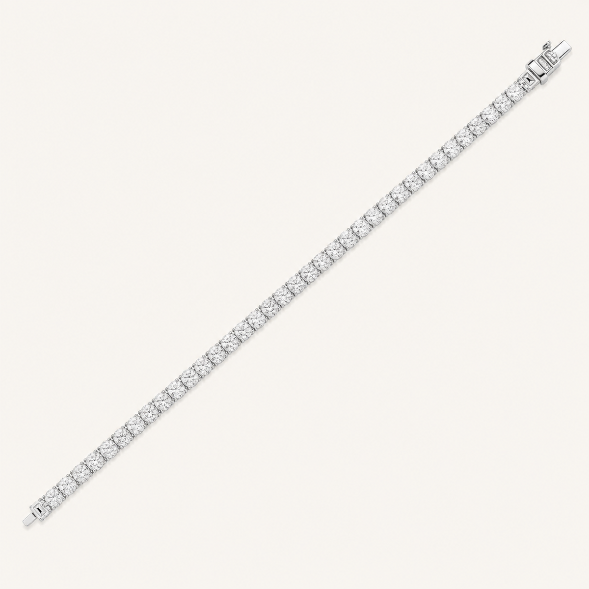 11.75CT Oval Cut Lab Grown Diamond Tennis Bracelet