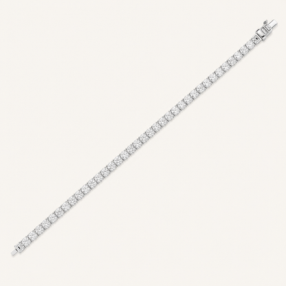 11.75CT Oval Cut Lab Grown Diamond Tennis Bracelet