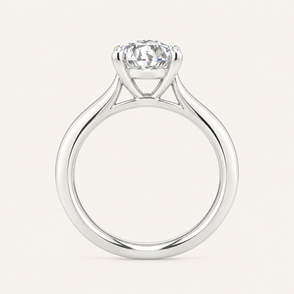 3.00CT Oval Cut Lab Grown Diamond Solitaire Ring