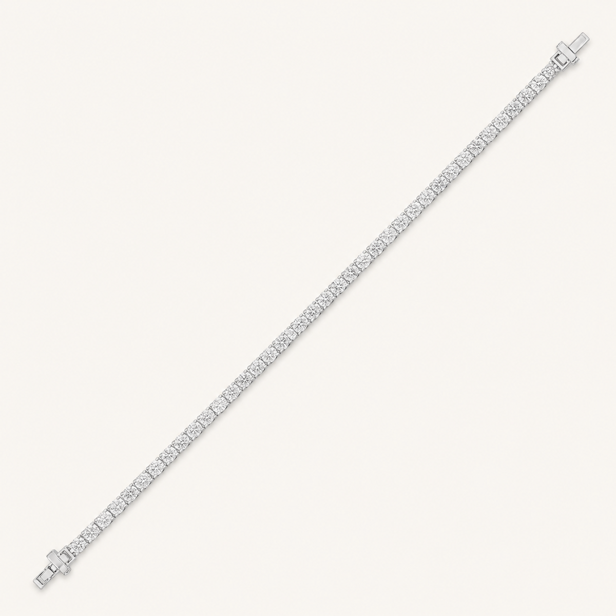 9.5CT Round Cut Lab Grown Diamond Tennis Bracelet