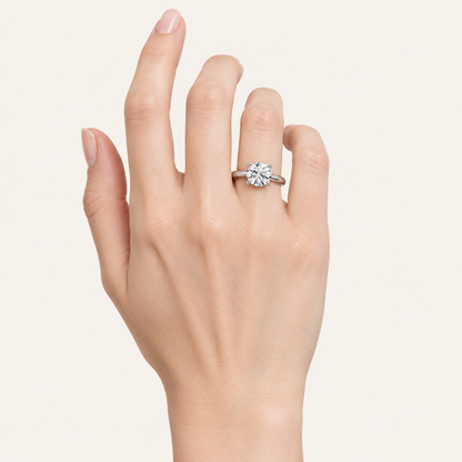 2.00CT Round Cut Lab Grown Diamond Solitaire Ring