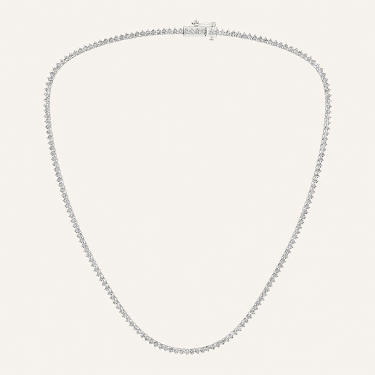 6.00CT Round Cut Lab Grown Diamond Necklace