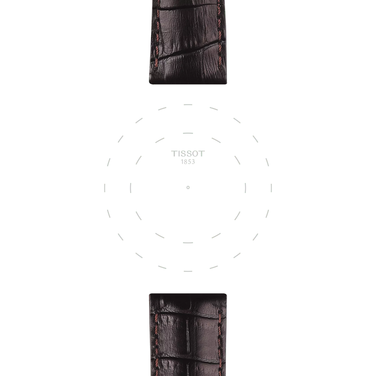 Tissot Official Brown Leather Strap Lugs 22 mm 3