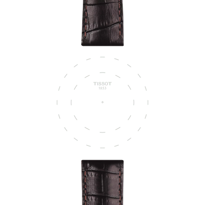 Tissot Official Brown Leather Strap Lugs 22 mm 3