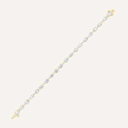 7CT Multistone Lab Grown Diamond East & West Bracelet