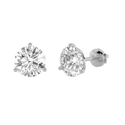 14K White Gold Earring KJ01724E.RD-3-21F