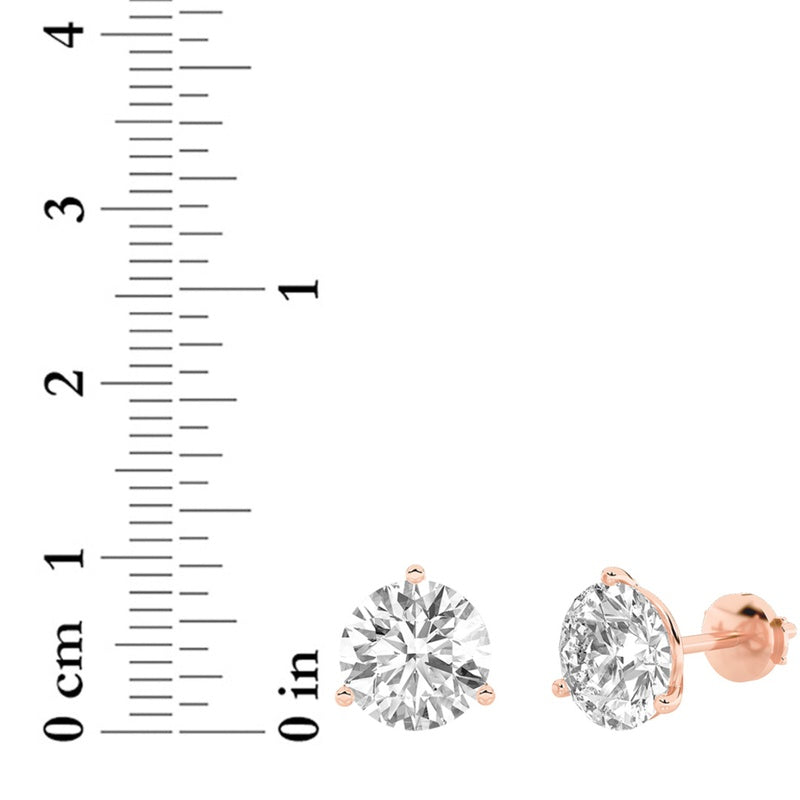 14K White Gold Earring KJ01724E.RD-3-21F