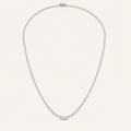 5.20CT Round Cut Lab Grown Diamond Graduated Necklace