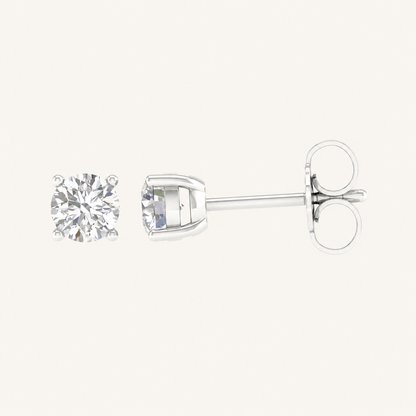 4.00CT Round Cut Lab Grown Diamond Earring