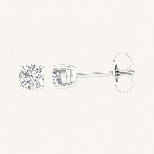4.00CT Round Cut Lab Grown Diamond Earring