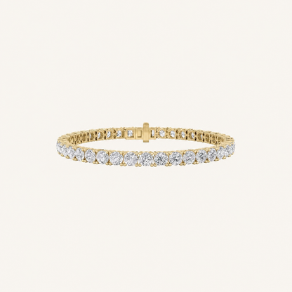12CT Round Cut Lab Grown Diamond Tennis Bracelet