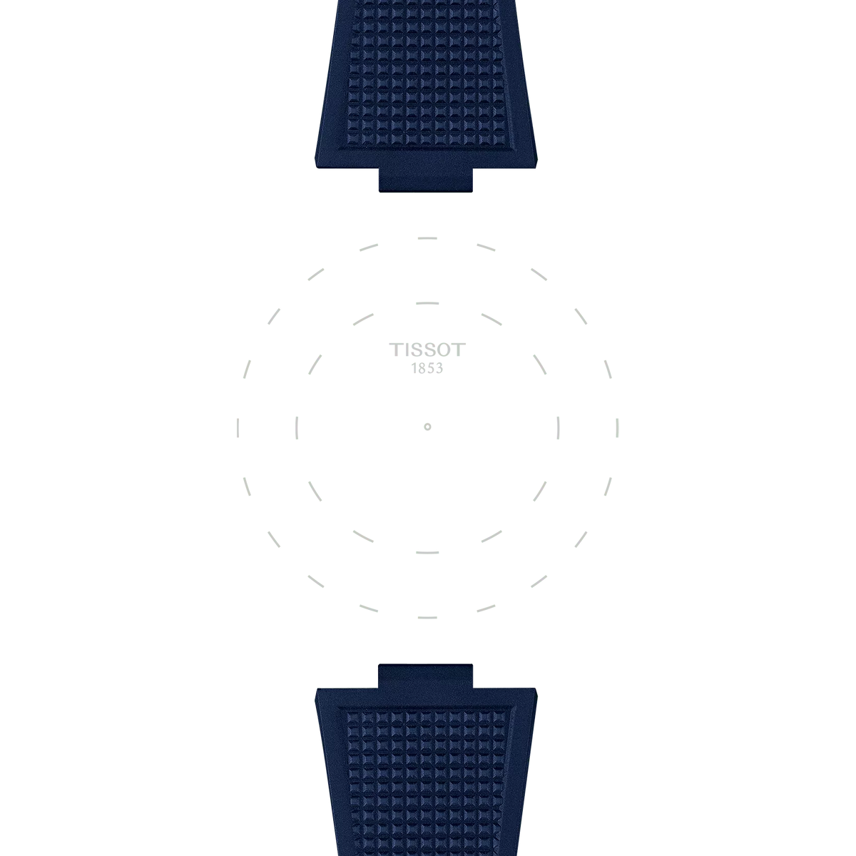 Tissot Official Blue PRX 40mm Rubber Strap 3