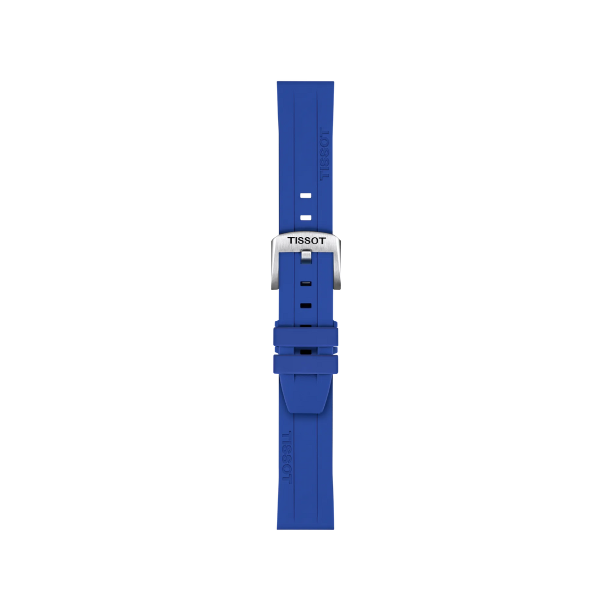 Tissot Official Blue Silicone Strap Lugs 18 mm 1