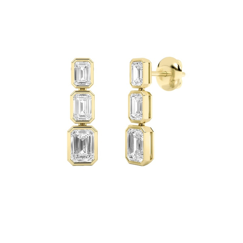 14K White Gold Earring KJ01944E.EM-5-21F