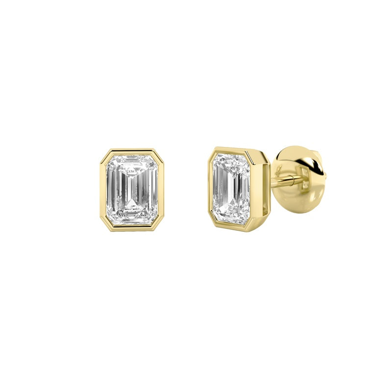 14K White Gold Earring KJ40039E.EM-2-21F