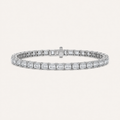 5CT Radiant Cut Lab Grown Diamond East West Tennis Bracelet