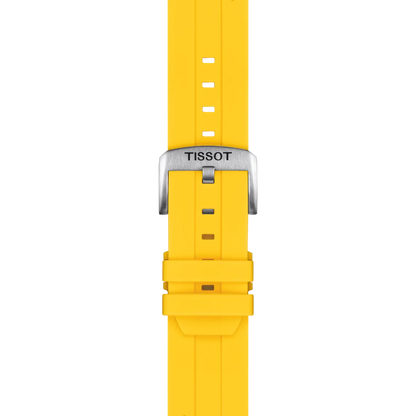 Tissot Official Silicone Yellow Strap Lugs 22 mm 2
