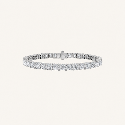12CT Round Cut Lab Grown Diamond Tennis Bracelet