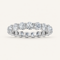 3.00 CT Round Cut Lab Grown Diamond Eternity Ring