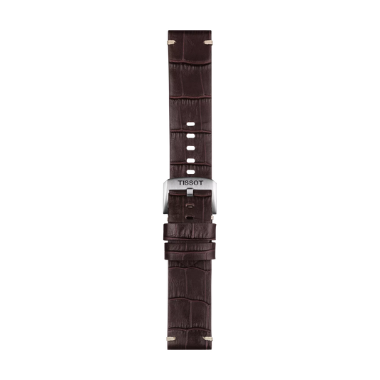 Tissot Official Brown Leather Strap Lugs 22 mm 1