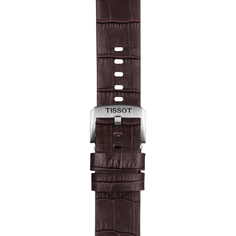 Tissot Official Brown Leather Strap Lugs 22 mm 2