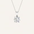1.00CT Round Cut Lab Grown Diamond Pendant