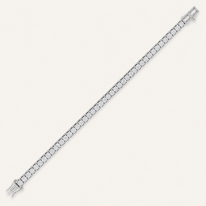 4.00CT Round Cut Lab Grown Diamond Tennis Bracelet