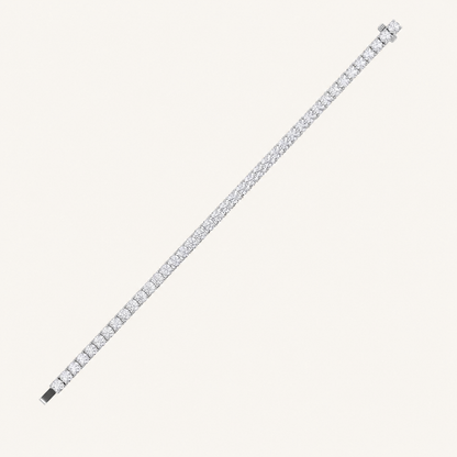 12CT Round Cut Lab Grown Diamond Tennis Bracelet