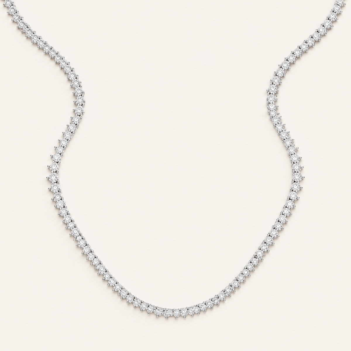 6.00CT Round Cut Lab Grown Diamond Necklace