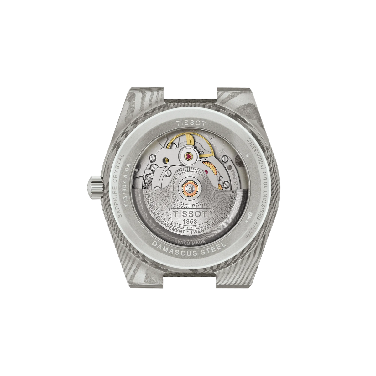 Tissot PRX Damascus Steel 38mm 4