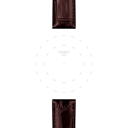 Tissot Official Brown Leather Strap Lugs 20 mm 3