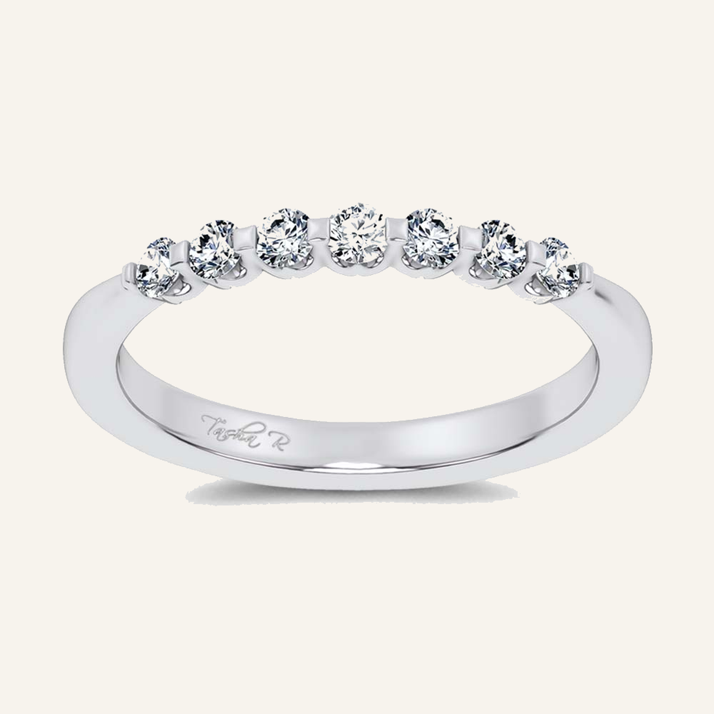 0.24CT Round Certified Lab Grown Diamond Enhancer Band