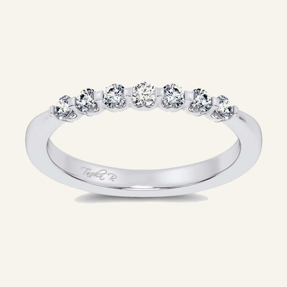 0.24CT Round Certified Lab Grown Diamond Enhancer Band